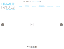 Tablet Screenshot of hawaiianrainforestpoipu.com